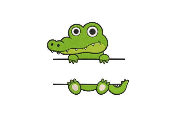 Alligator Monogram: A Playful Embroidery Pick for Boutique Apparel