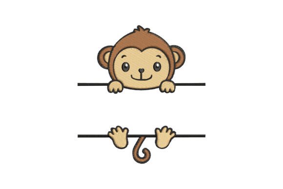 Cute Monkey Monogram: A Craft Fair Darling?