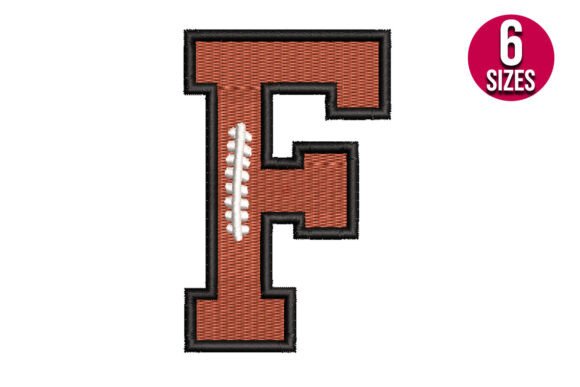 Football Font Alphabet Letter F: A Bold Choice for Business Branding