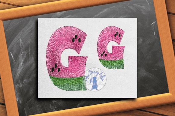 h1Watermelon Letter G: A Fresh Embroidery Design for Summer Branding/h1
