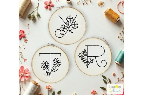 Letter A to Z Wild Flowers Monogram: A Craft Fair Designer’s Review