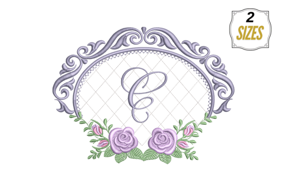 Letter C in Beautiful Template: A Charming Monogram for Personalized Gifts
