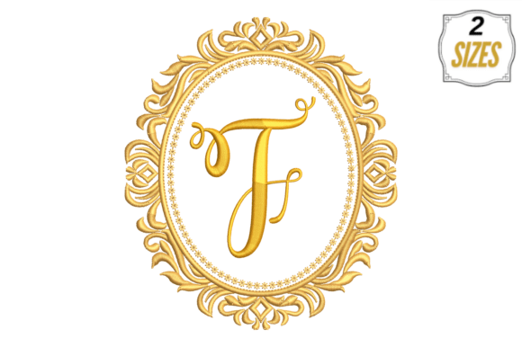 Letter F in a Beautiful Frame – A Charming Touch for Personalized Gifts