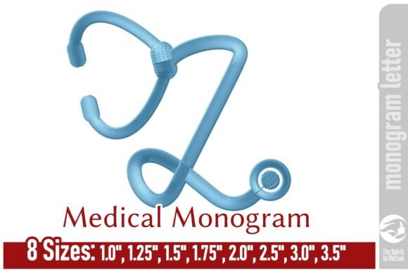 Medical Embroidery Monogram Letter L Review