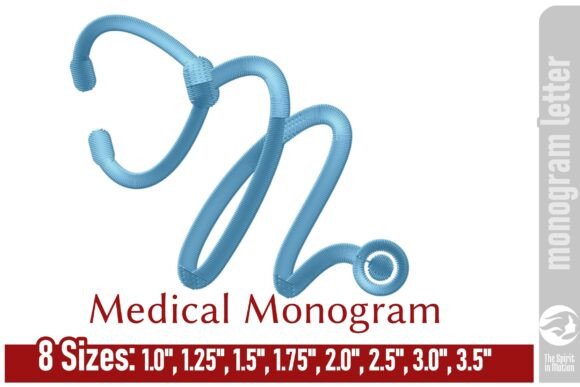 Medical Embroidery Monogram Letter – N Review