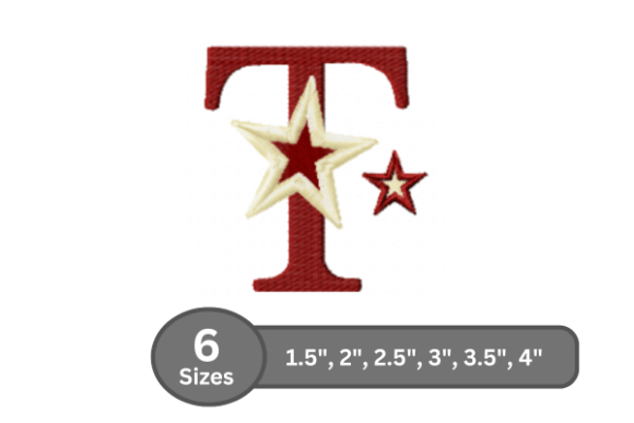 Star Pop Alphabet - T Review for Real Embroidery Projects