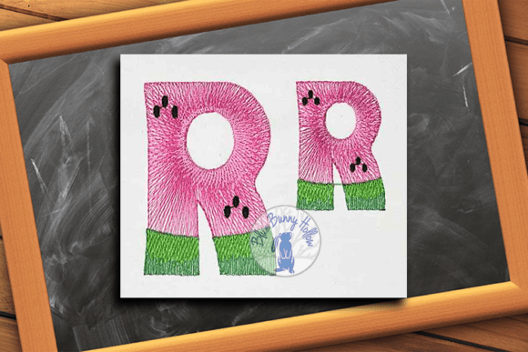 Watermelon Letter R: A Sweet Summer Monogram for Personalized Gifts